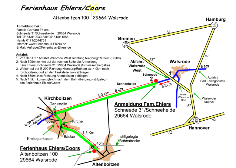 Wegbeschreibung